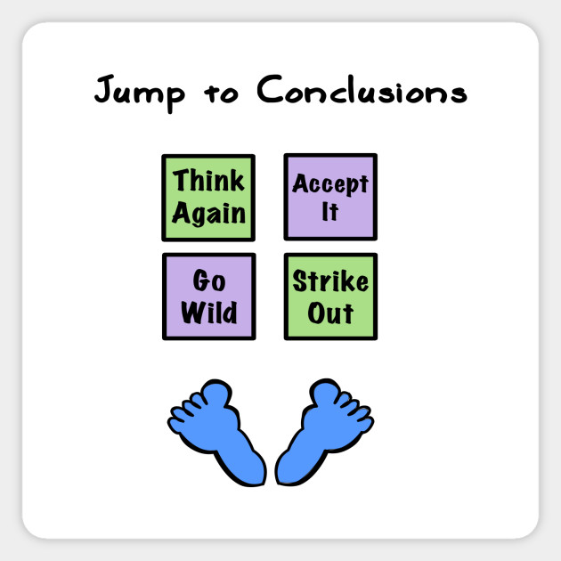 Conclusions You Can Jump To Office Space Sticker Teepublic