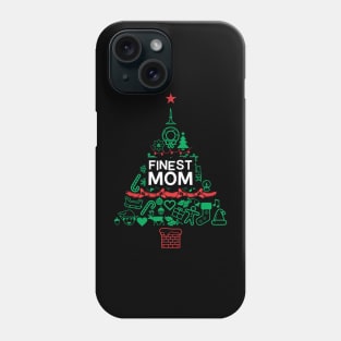 Finest Mom Gift - Xmas Tree - Christmas Phone Case