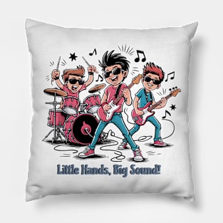 Mini Rockstars - Kid Band Jam Session Pillow