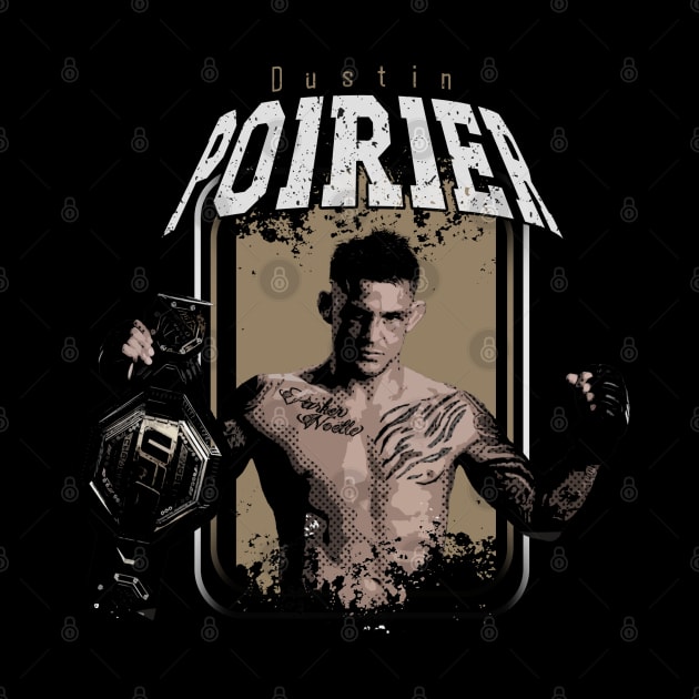 dustin poirier viintage art by jerrysanji