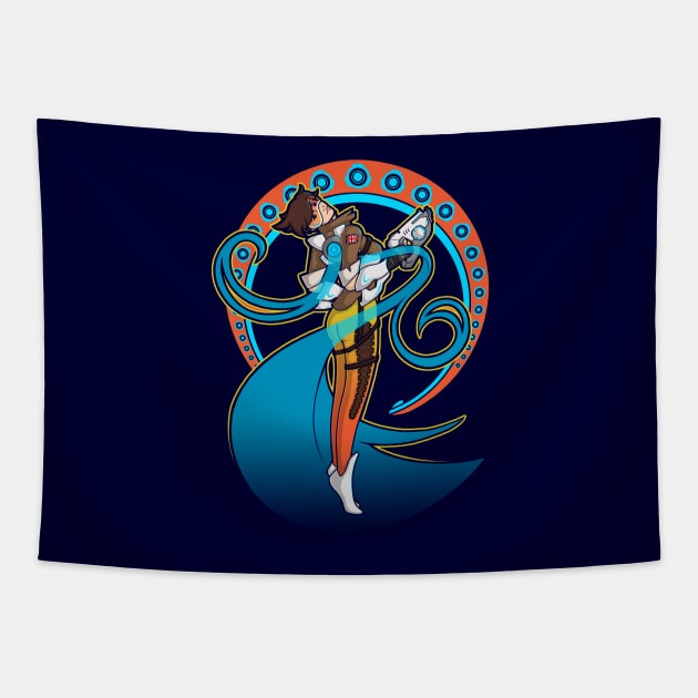 Tracer Nouveau Tapestry by perdita00