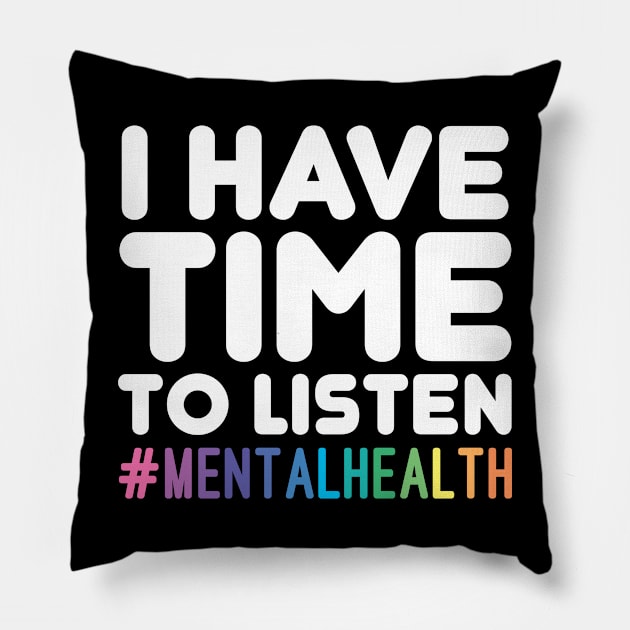 Mental Health Awareness Pillow by TheBestHumorApparel