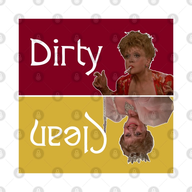 Jessica Fletcher Dirty and Clean Dishwasher Magnet by MurderSheWatched