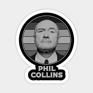 retro Phil Collins Magnet