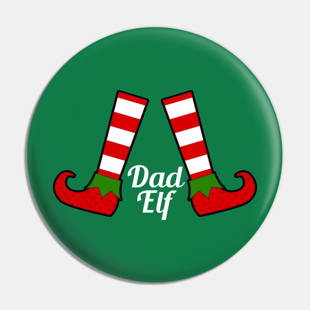 Dad Elf - Christmas for Father Pin by LuisP96