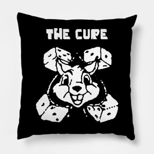 the cure dice bunny Pillow