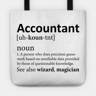 Funny Accountant Definition Tote