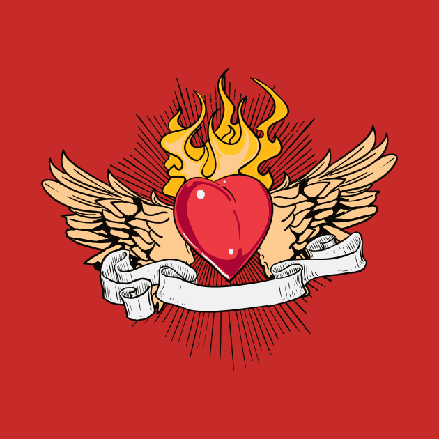 Heart on Fire by viSionDesign