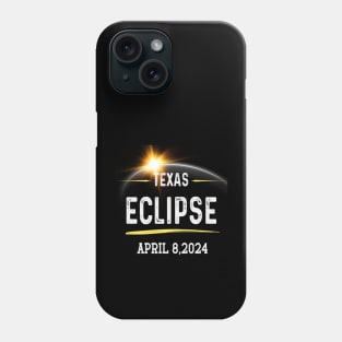 2024 Solar Eclipse Texas USA Totality Phone Case