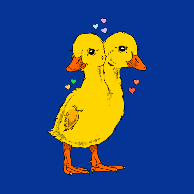 Duck and hearts by My Happy-Design