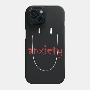 Anxiety White Phone Case