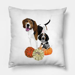 Coonhound Fall 1 Pillow