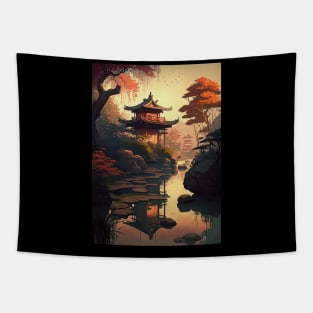 Japanese Garden Tapestry