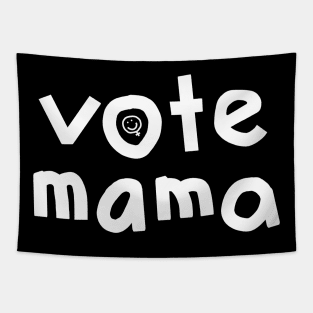Whiteline Vote Mama Tapestry
