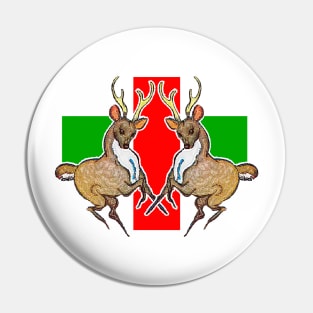 happy deer Pin