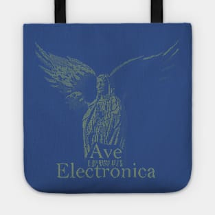 ASCii Sancta Maria - Ave Electronica (Yellow) Tote