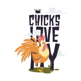 Chicks Love lay T-Shirt