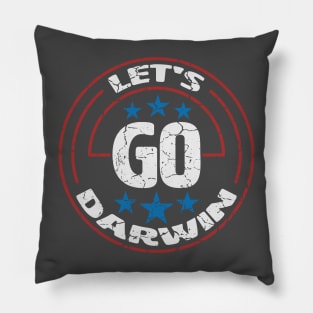 Let's Go Darwin. Pillow