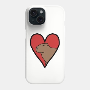 My Valentines Day Capybara Phone Case