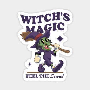 Funny Witcher Halloween Magnet