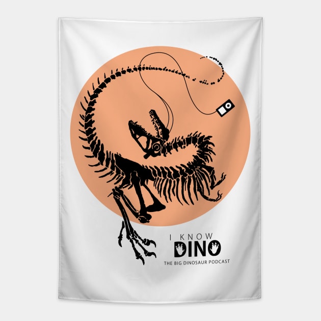 Gorgosaurus Fossil Tapestry by I Know Dino