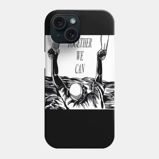 together we can / all lives matter Phone Case