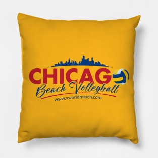 Chicago Beach Volleyball A Pillow