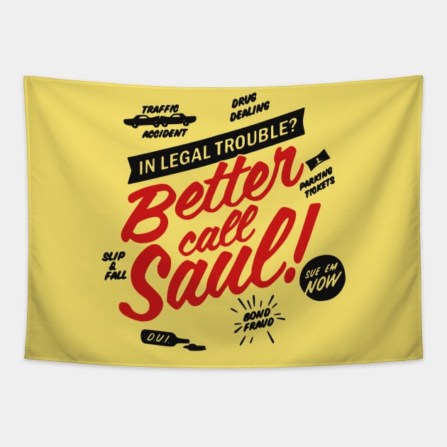Better call Saul Tapestry by Velocipede Designs