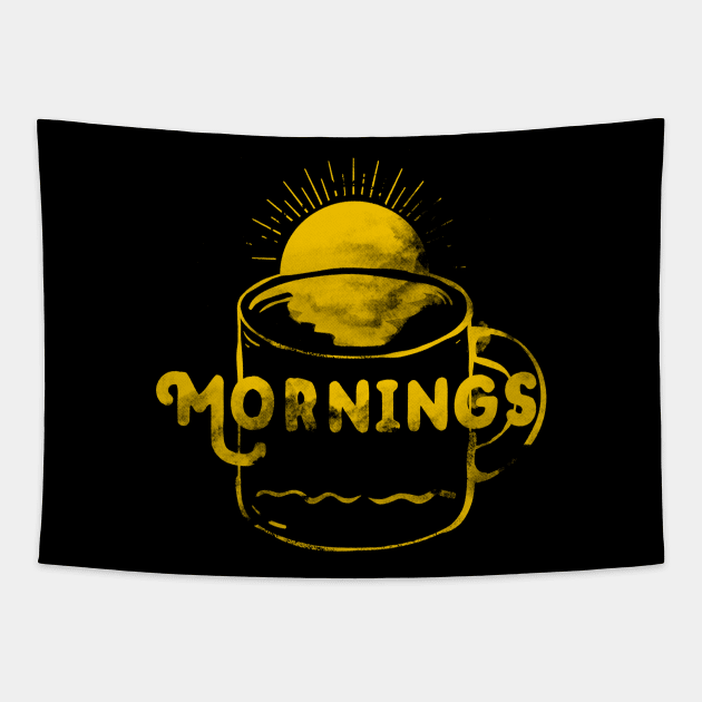 Morning Coffee Tapestry by howardedna