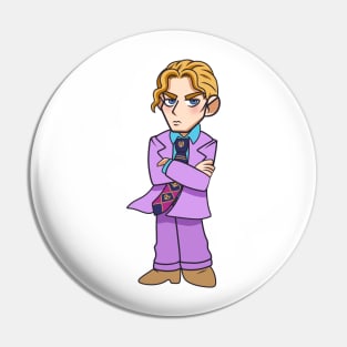 Anime JoJo's Bizarre Adventure Kira Yoshikage Metal Badge Button Brooch Pin  Medal Souvenir Cosplay Collection Bag