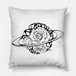 Floral Saturn Pillow