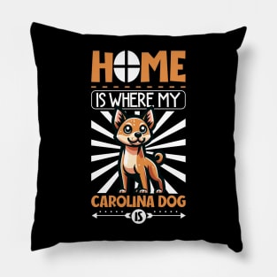 Home is with my Carolina Dog Pillow