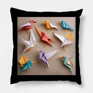 Origami Birds Pillow