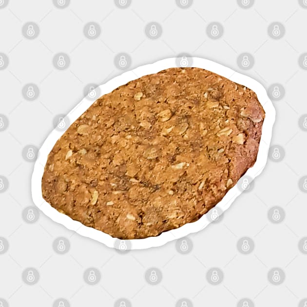 Sweet Food Anzac Oat Cookie Magnet by ellenhenryart