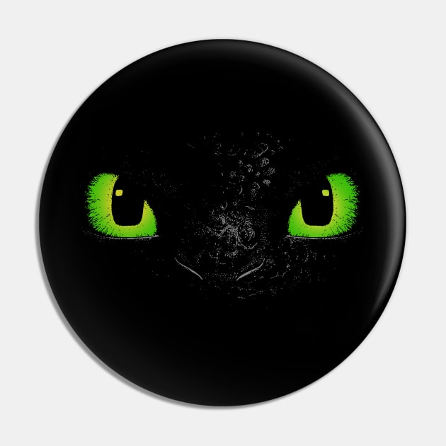 Toothless Eyes Pin by scribblejuice