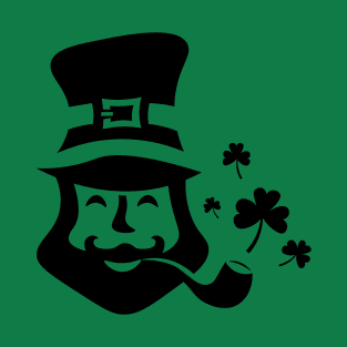 Saint Patrick's Day logo. Leprechaun. Trifolium clover. T-Shirt