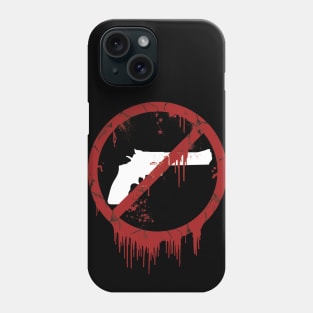 Ban Guns / Stop guns violence / gun contro: bloody symbol - Enough - Never again - March 2018 Phone Case