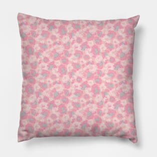 Pink Dotted Animal Print Pillow