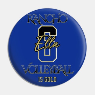 Ella #6 Rancho VB (15 Gold) - Blue Pin