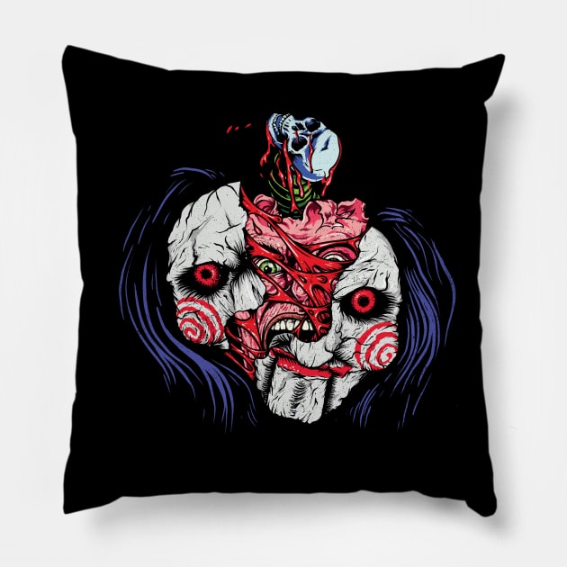SAW Pillow by THE HORROR SHOP