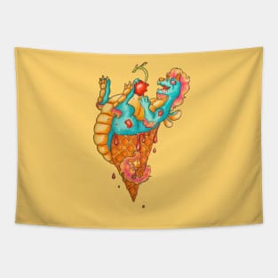 Ice cream dragon Tapestry