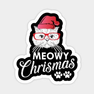 Cat - Meowy Christmas Magnet