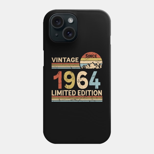 Vintage Since 1964 Limited Edition 59th Birthday Gift Vintage Men's Phone Case by Schoenberger Willard