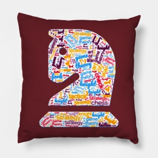 Knight Word Cloud Pillow