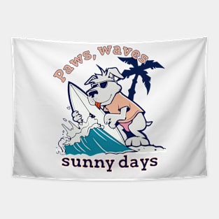 Dog surf 96011 Tapestry