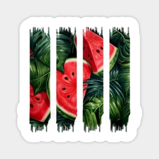 Brushstroke Watermelon Magnet