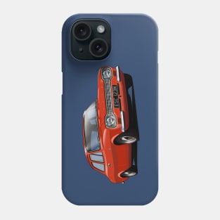 Ford Escort Mk 1 in carnival red Phone Case