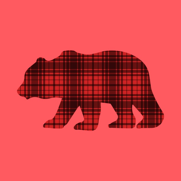 Plaid Bear II by hbwdesigns