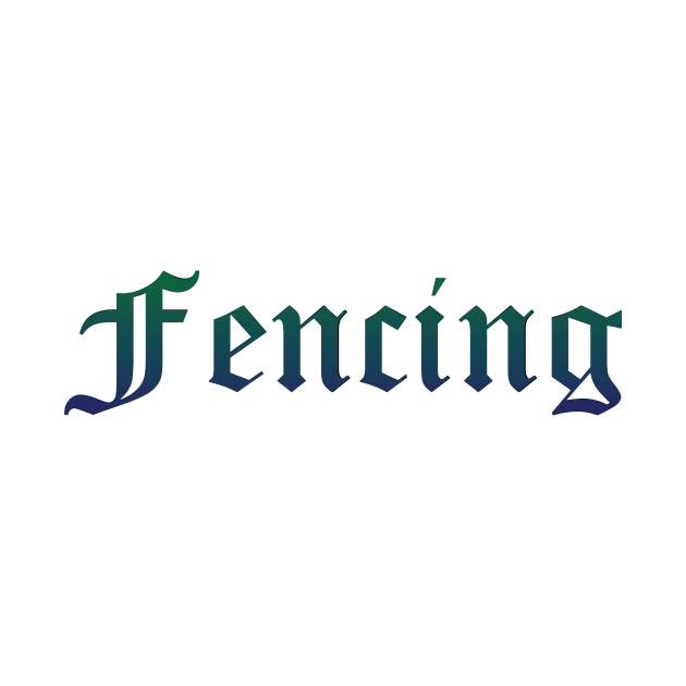 Fencing Gradient Text by LazarIndustries