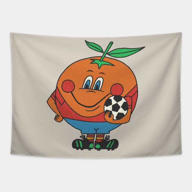 Naranjito España 82 - FIFA World Cup Tapestry by MalcolmDesigns